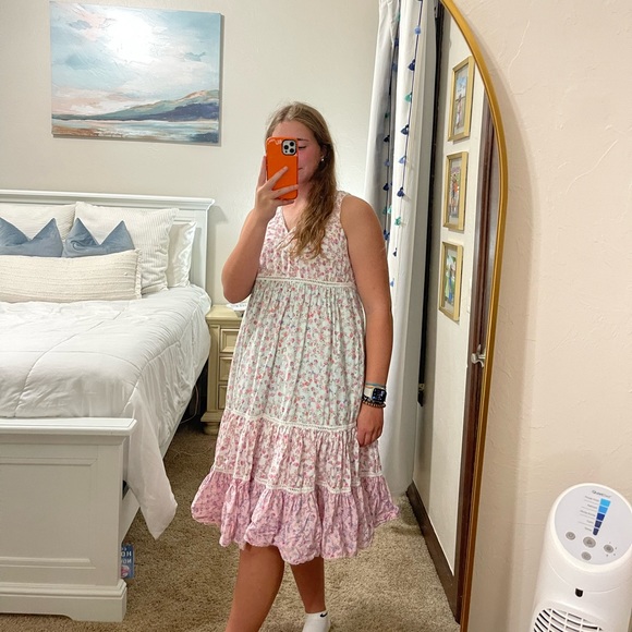 LoveShackFancy Midi Floral Dress - Picture 3 of 5